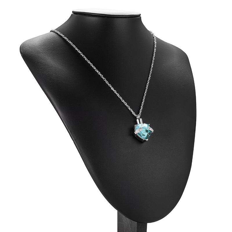 Heart  Cremation Pendant Necklace for Women