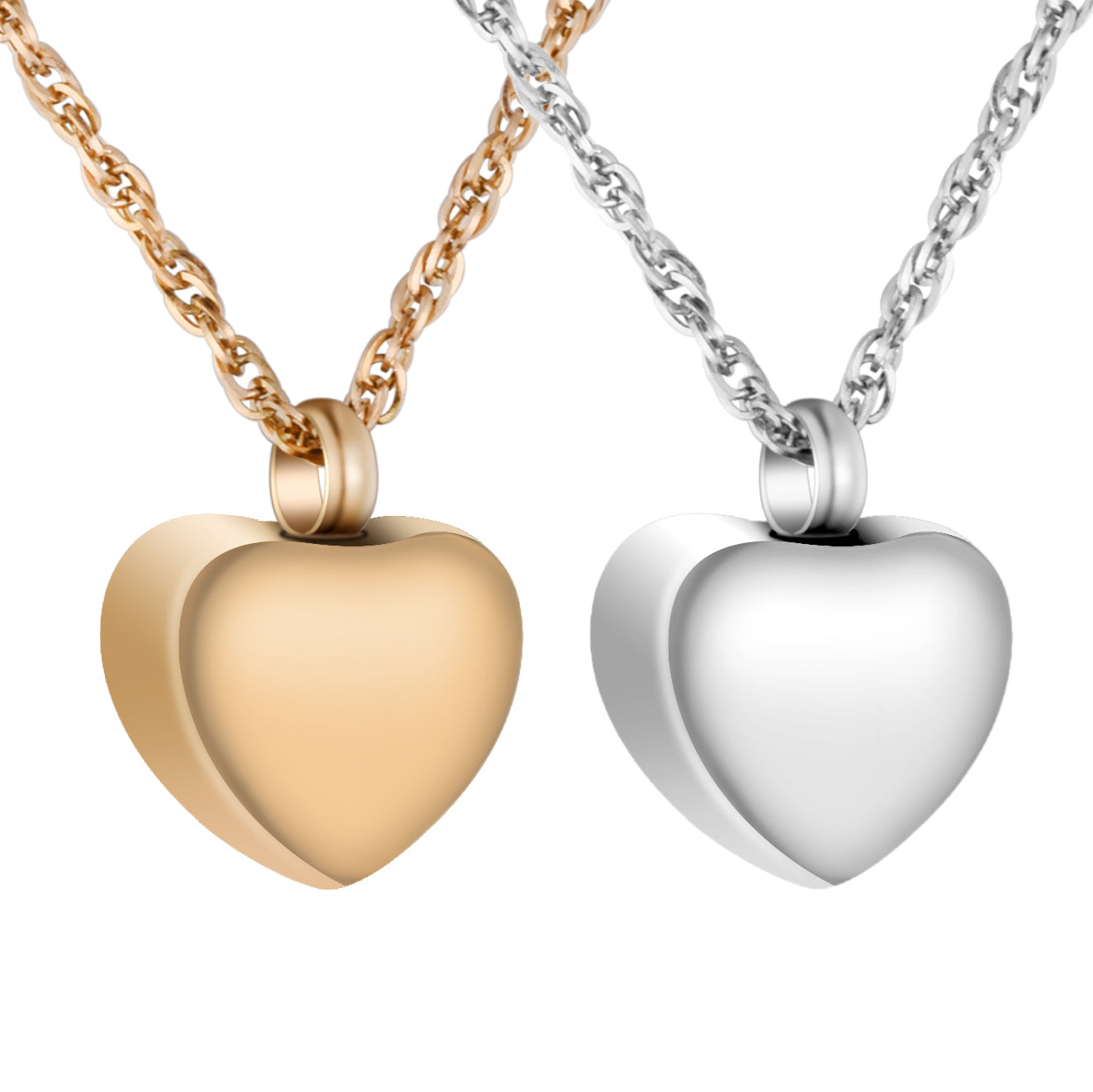 Heart Cremation Necklace for Ashes