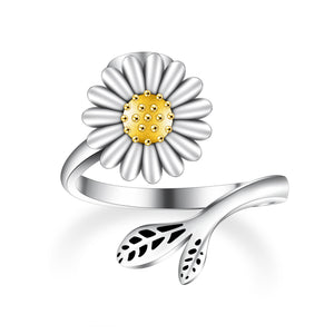 Sunflower Cremation Ring for Ashes