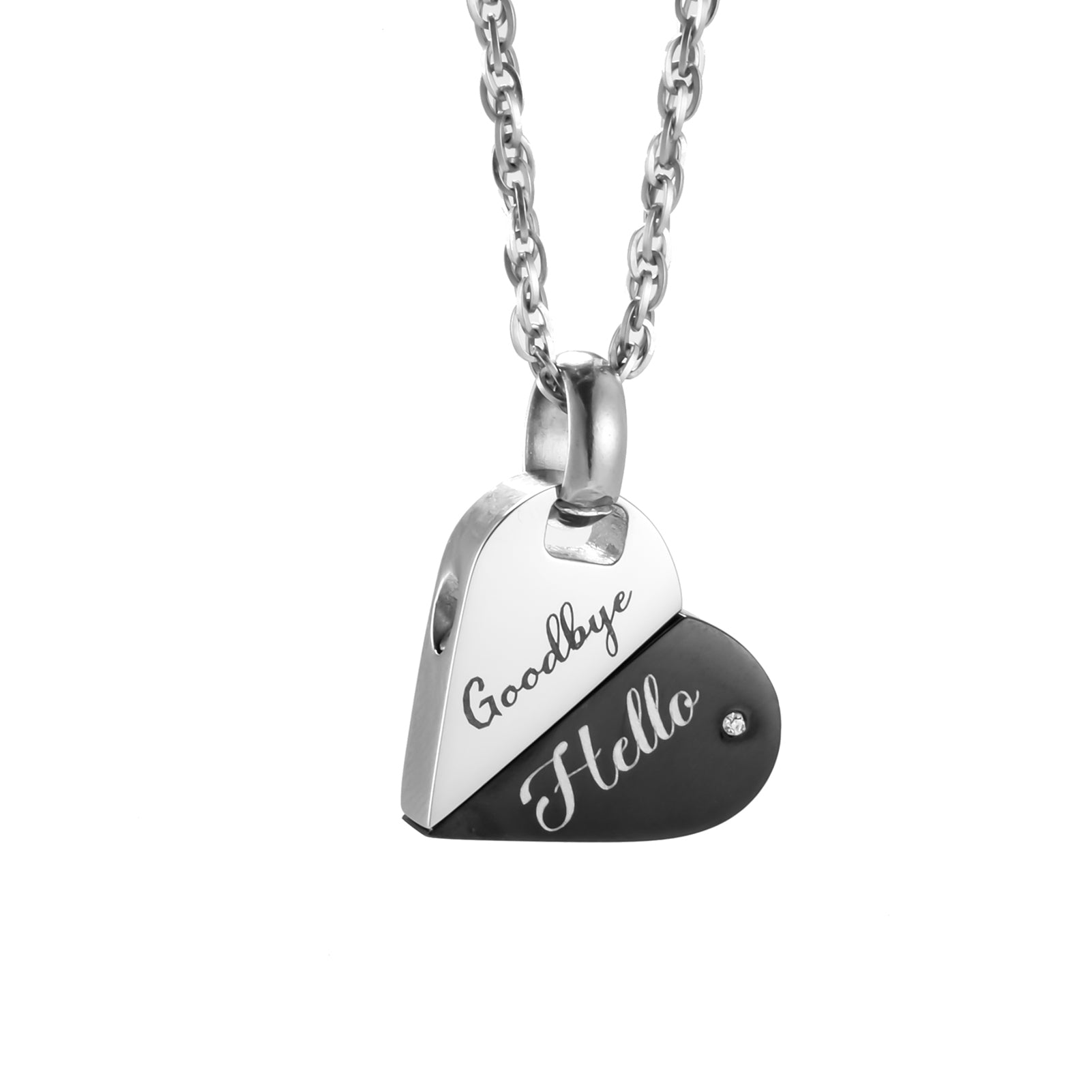 Heart Cremation Necklace Jewelry for Ashes