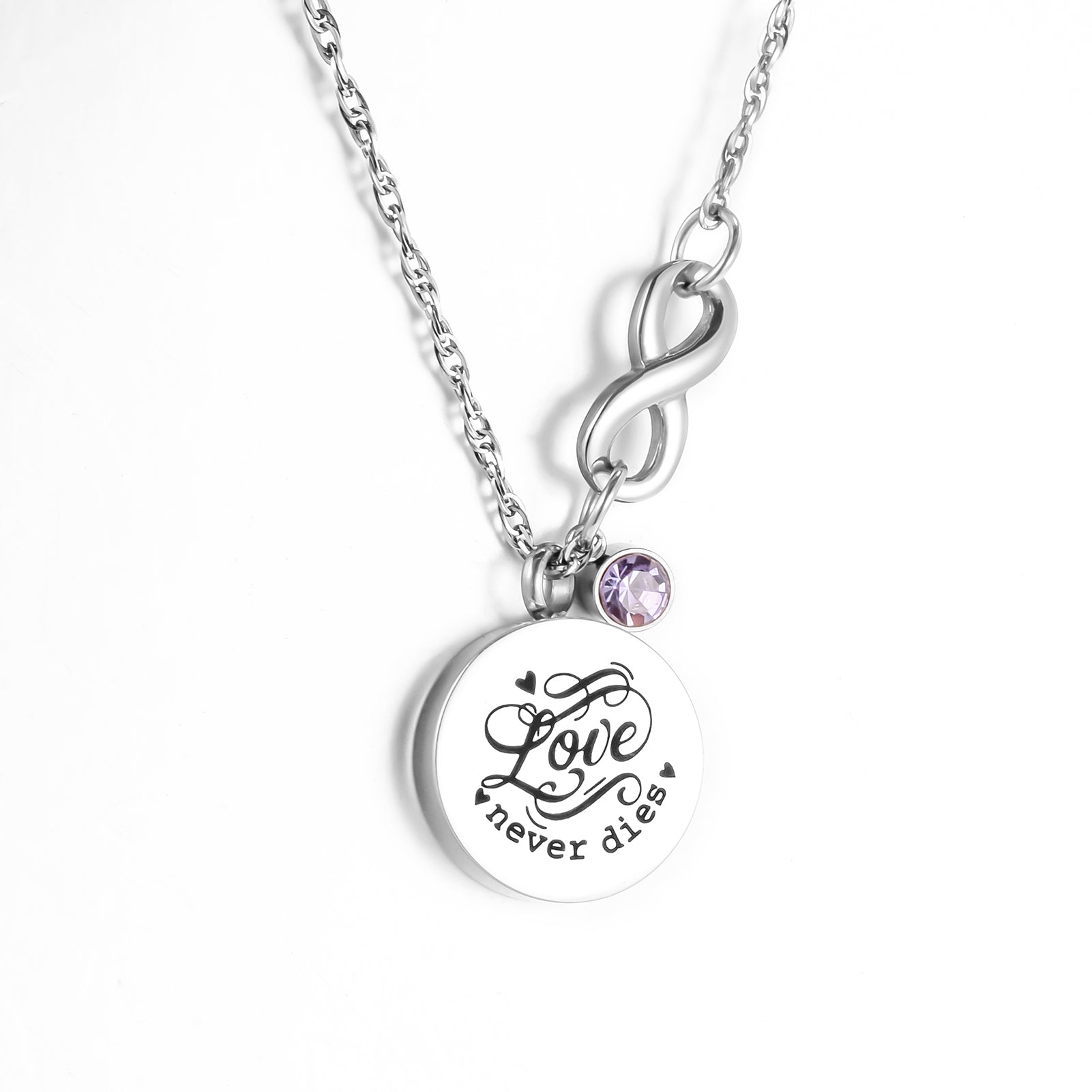 Memorial Cremation Pendant Necklace for Ashes