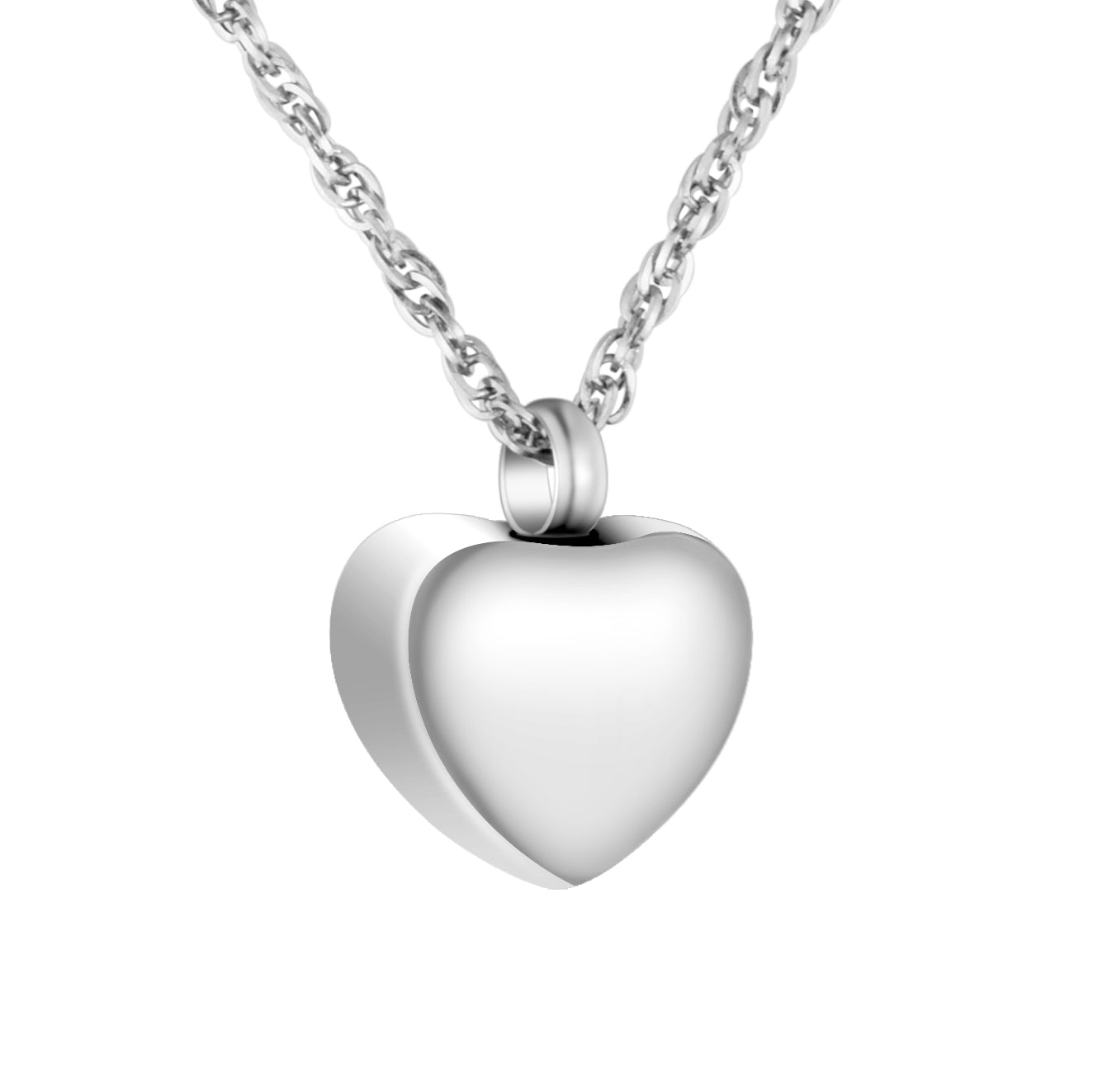 Heart Cremation Necklace for Ashes