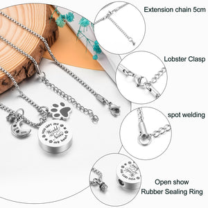 Paws Cremation Pendant Necklace