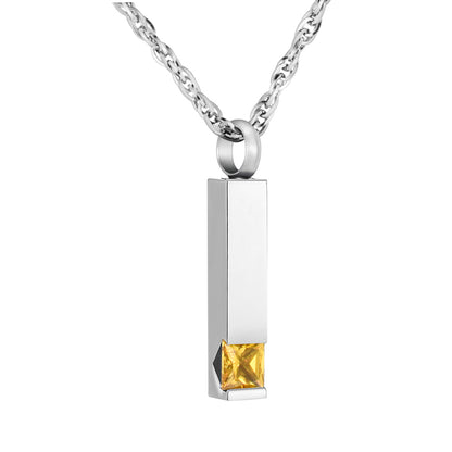 Bar Cremation Pedant with Many Colors