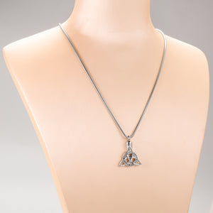 Celtic Cremation Necklace with Diamond
