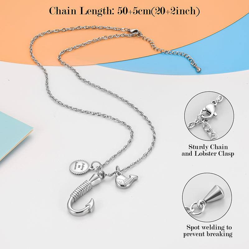 Cremation Ashes Necklace for Men