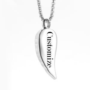 Angle Wings Cremation Pendant