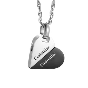 Heart Cremation Necklace Jewelry for Ashes