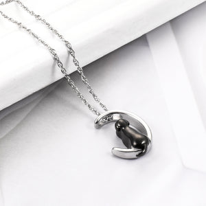 Stainless Steel Memorial Necklace for Beloved Pets Dog