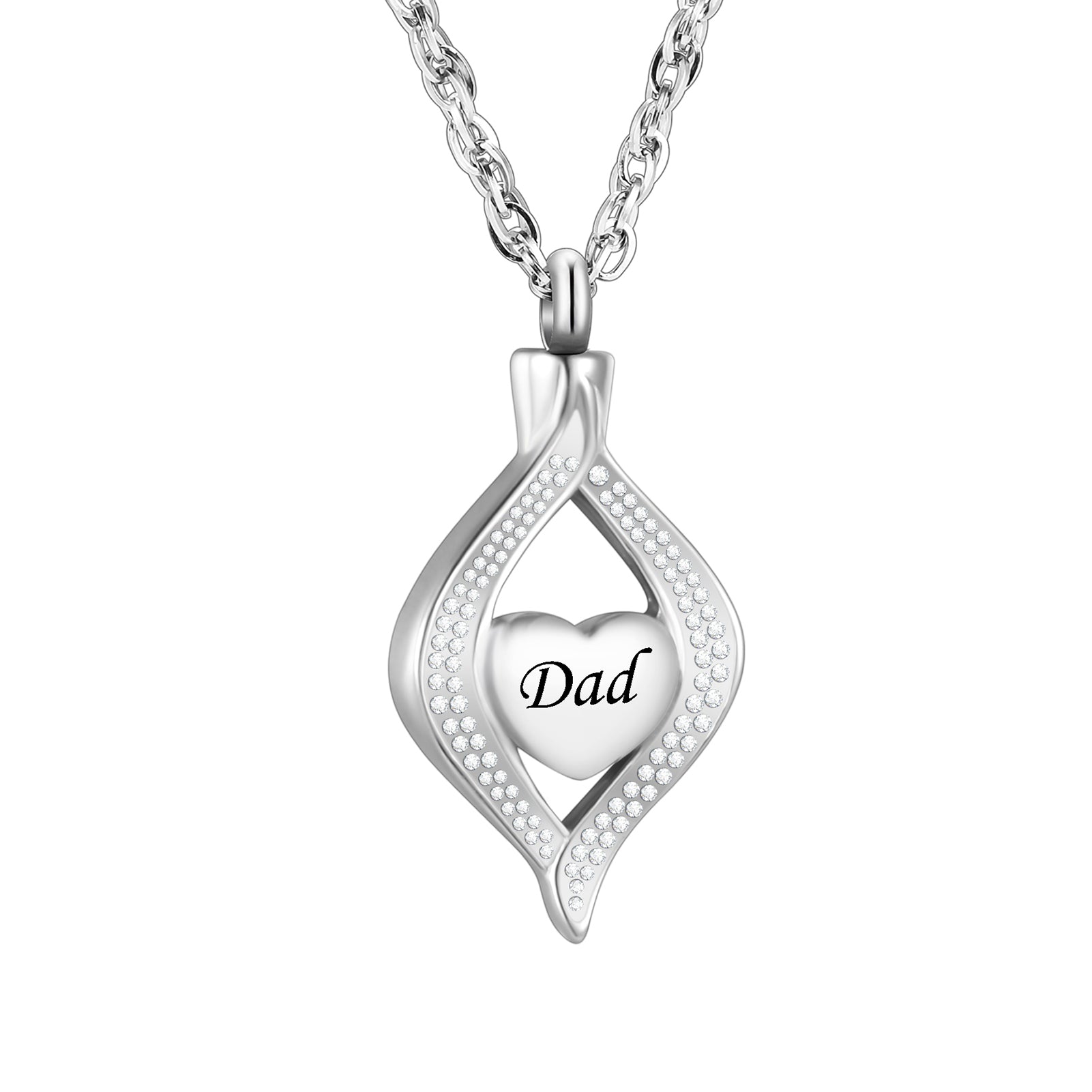 Amazon.com: Rose Gold Double Heart Urn Necklaces for Mom Dad Grandma Ash  Holder Keepsake Cremation Memorial Jewelry Passing Away Gift (Father):  Clothing, Shoes & Jewelry