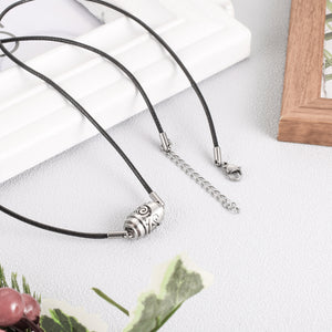 Urn Necklace with Leather Rope Self-filling Jewellery