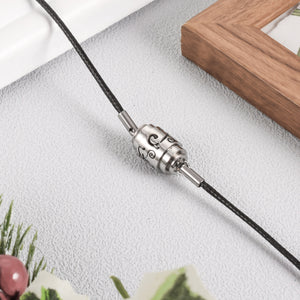 Urn Necklace with Leather Rope Self-filling Jewellery
