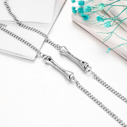 Paw Cremation Bracelet for Ashes