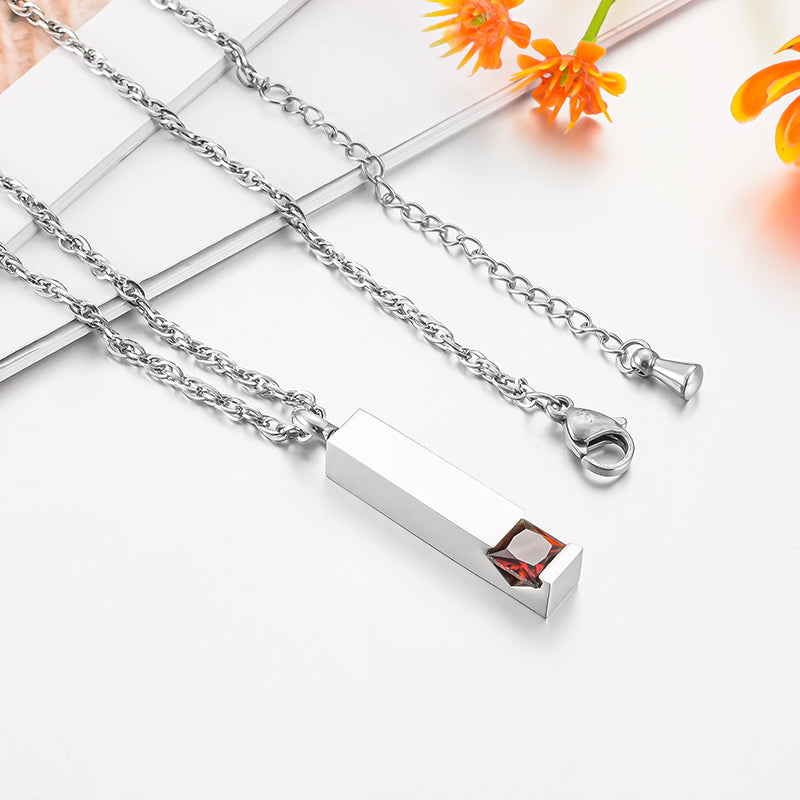 Bar Cremation Pedant with Many Colors