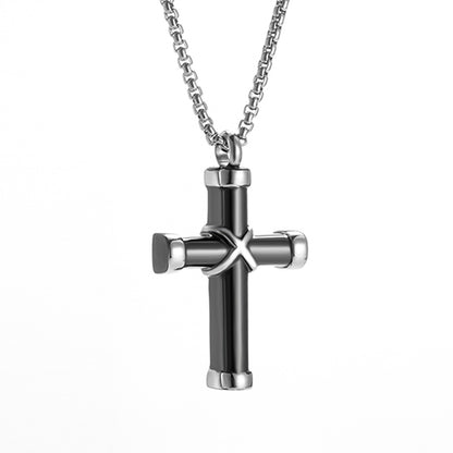 Affordable Cross Cremation Pendant Necklace