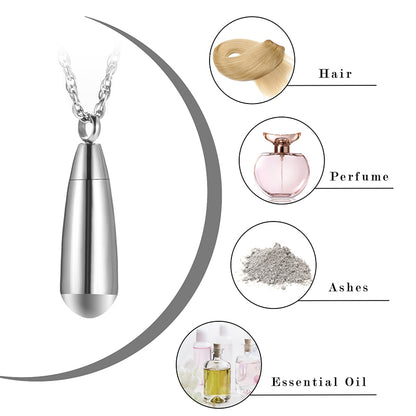 Teardrop Cremation Pendant Jewelry