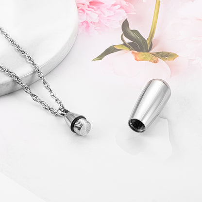 Teardrop Cremation Pendant Jewelry