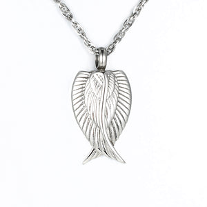 Angle Wings Pendant Jewelry to Hold Ashes