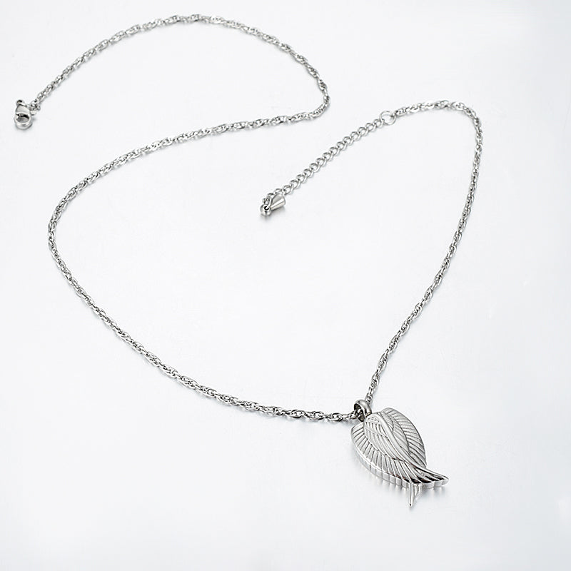 Angle Wings Pendant Jewelry to Hold Ashes