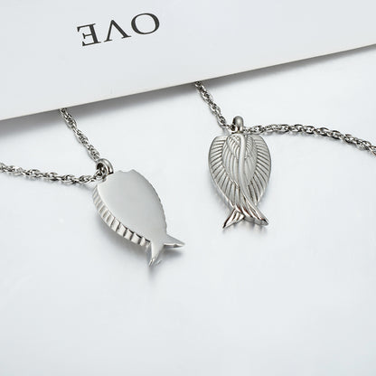 Angle Wings Pendant Jewelry to Hold Ashes