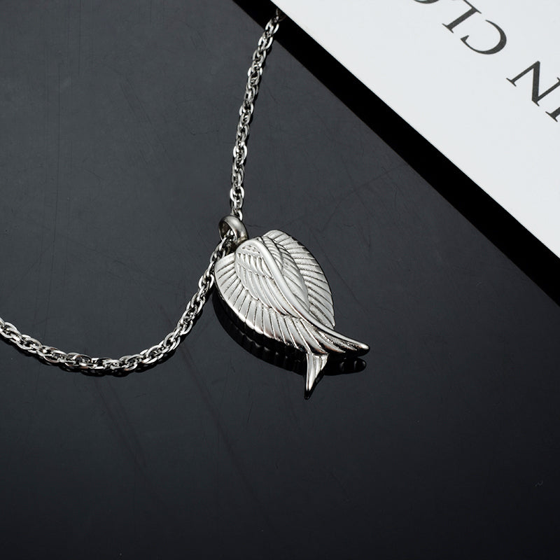 Angle Wings Pendant Jewelry to Hold Ashes