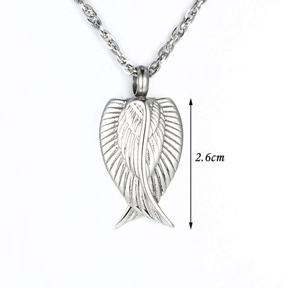 Angle Wings Pendant Jewelry to Hold Ashes