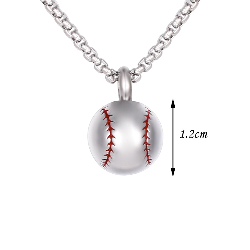 Memorial Baseball Cremation Jewelry for Ashes