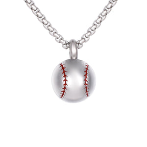 Memorial Baseball Cremation Jewelry for Ashes