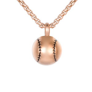 Memorial Baseball Cremation Jewelry for Ashes