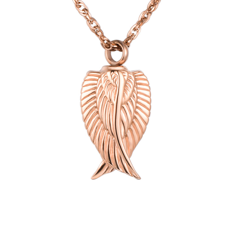 Angle Wings Pendant Jewelry to Hold Ashes