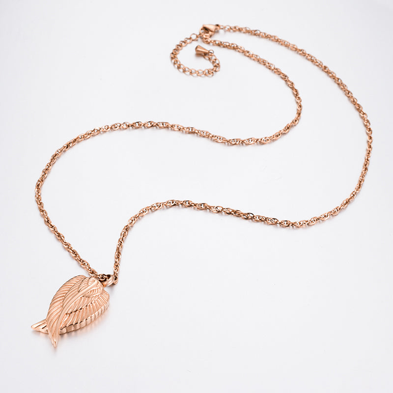 Angle Wings Pendant Jewelry to Hold Ashes