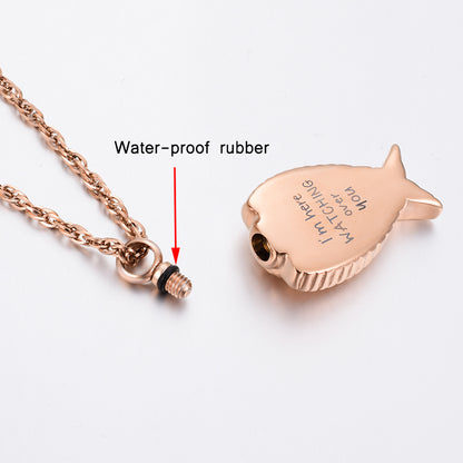 Angle Wings Pendant Jewelry to Hold Ashes