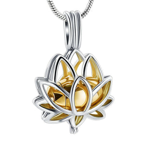 Flower Cremation Necklace and Urns
