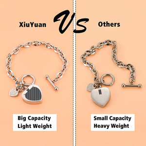 Xiuyuan Jewelry Cremation  Bracelet of Heart for Ashes