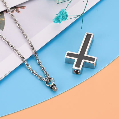 Cross Cremation Pendant Jewelry  for Men
