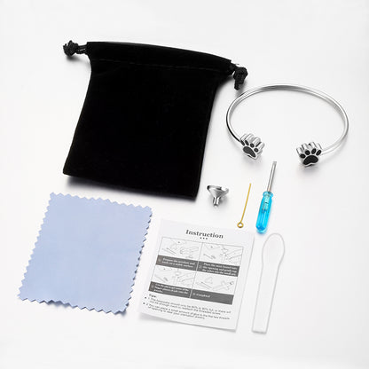 Paws Cremation Bracelet