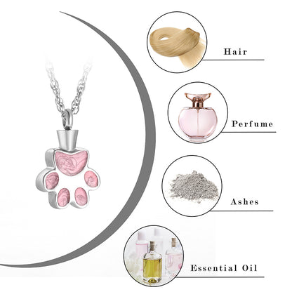 Paws Cremation Pendant for Ashes