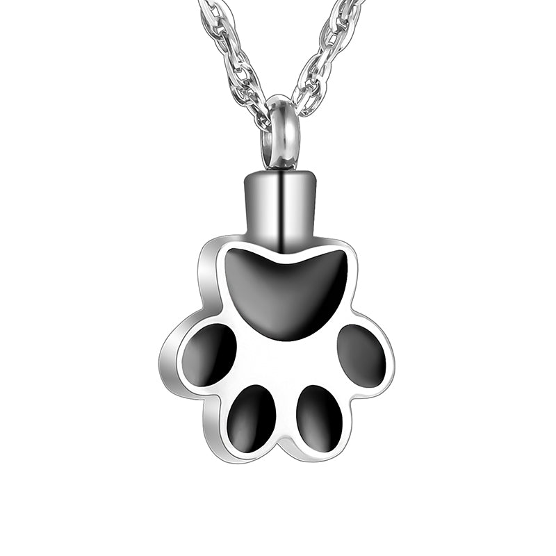 Paw Cremarion Pendant Necklace for Ashes